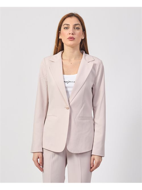 Yes Zee women's single-breasted jacket in technical fabric YES ZEE | G431-KE000442